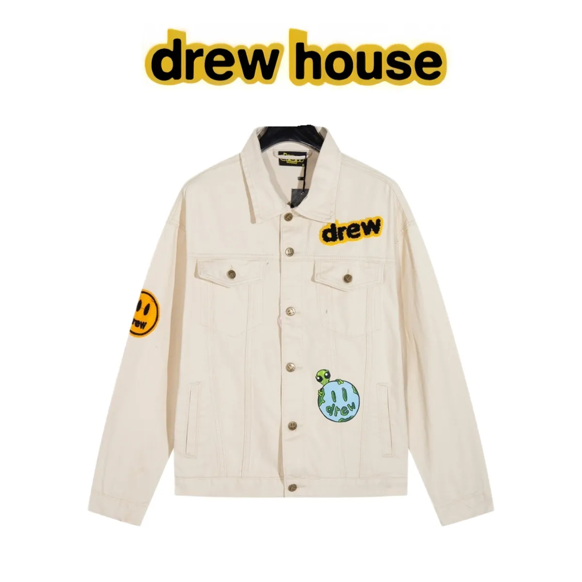 【 】 ：XL 025 【 】Drew house 24Fw ， ， ， ， ， ， 12.2 ， 12 Premium ， ， logo ， ， ， Same Style 🔘 ： 🔘Size：S M L XL Size 46 48 50 52 In Stock Size 9